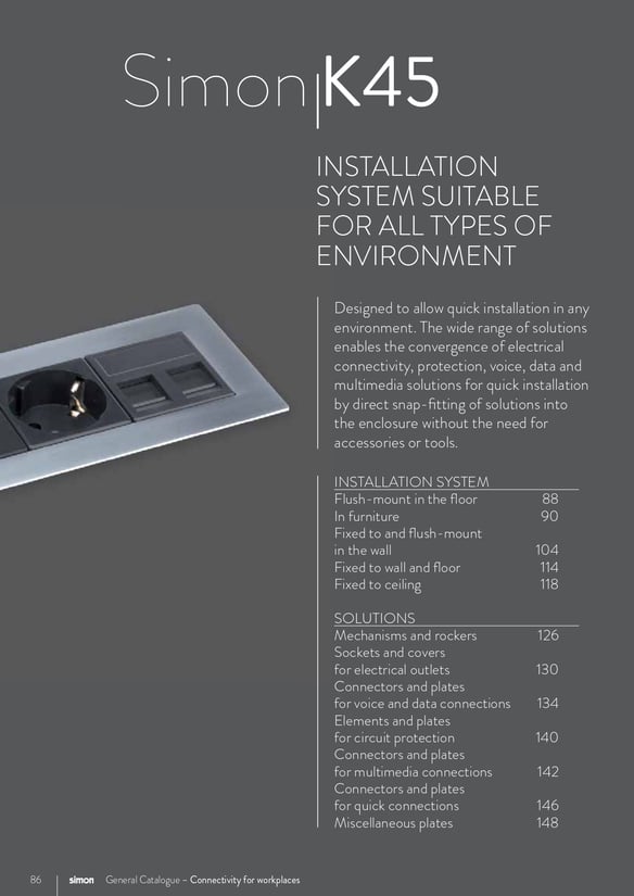 Catalogue: Connectivity for workplaces